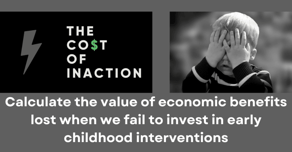 cost of inaction message with child hiding face