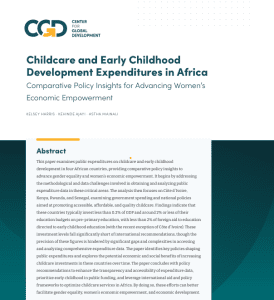 policy paper cover page