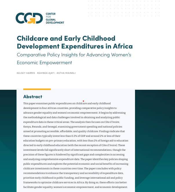 policy paper cover page