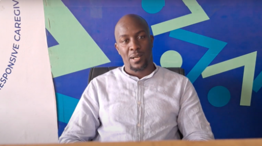 African man speaking