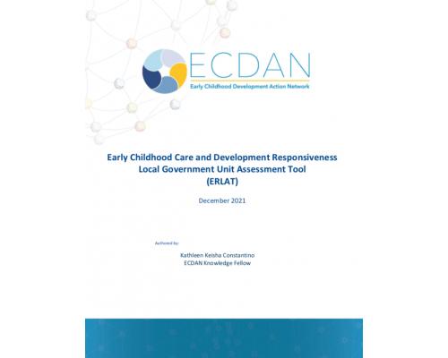 Early Childhood Care and Development Responsiveness Local Government Unit Assessment Tool (ERLAT)
