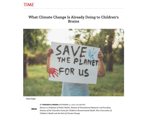 What Climate Change Is Already Doing to Children’s Brains